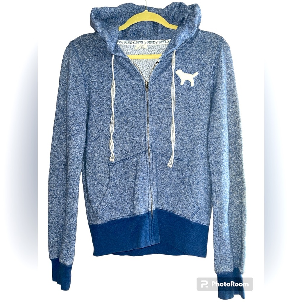 Victoria’s Secret 2000 periwinkle blue zip hoodie
